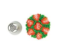 Silikomart | Flower Tube 36, embout en acier inoxydable pour Sac à Poche, trou pour décorations florales, taille Ø 22 mm