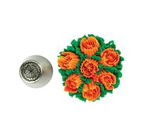 Silikomart | Flower Tube 38, embout en acier inoxydable pour Sac à Poche, trou pour décorations florales, taille Ø 25 mm