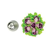 Silikomart | Flower Tube 46, embout en acier inoxydable pour Sac à Poche, trou pour décorations florales, taille Ø 25 mm