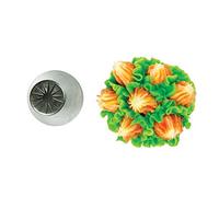 Silikomart | Flower Tube 53, embout en acier inoxydable pour Sac à Poche, trou pour décorations florales, taille Ø 25 mm