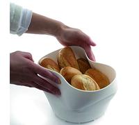 silikomart | Lily 05 Panier Multiusage en Silicone, Couleur Blanche, Dimensions 200 x 200 mm h130 mm, Made in Italy