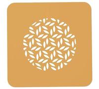 Silikomart Lot de 2 pochoirs en silicone pour décoration alimentaire Motif feuilles Foglia 16 x 16 cm