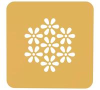 Silikomart Lot de 2 pochoirs en silicone pour décoration alimentaire Motif fleurs de cerisier 16 x 16 cm