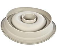 silikomart | Lot de 4 Moule en Silicone ABBRACCIO pour Gâteaux et Desserts, Antiadhésif, Facile à Démouler, Design 3D, Ø 220 h 65 mm, Made in Italy