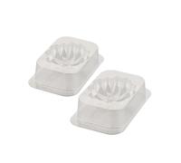 silikomart | Lot de 4 Moules en silicone THERMOFORMÉS, Forme Pumpkin, Dimensions 138 x 103 mm,