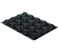 Silikomart | Micro-Formes en Silicone Perforé, Moule Rond, Dimensions 400 x 300 x 22 mm, Noir