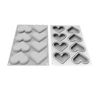 MINI LOVE STORY - SILICONE MOULD N.8 80X66 H 12 MM + CUTTER