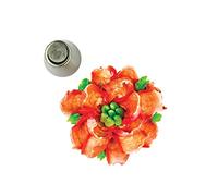 Silikomart - mini decor tube 06 - bocchetta in acciaio inox per sac à poche