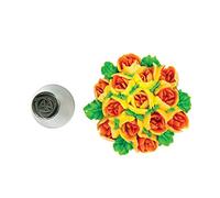 Silikomart | Mini Flower Tube 06, embout en acier inoxydable pour Sac à Poche, trou pour décorations florales, taille Ø 18 mm