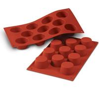 Silikomart Mini Moule à muffins 11 pièces Ø5,1cm H2,8cm Silicone, terracotta