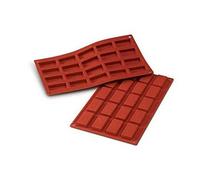 Silikomart Moule en silicone SF025 – 20 mini-financiers antiadhésif 49×26×11 mm Fabriqué en Italie
