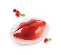 Silikomart - Moule en silicone Bacio Bisous - antiadhésif, design 3D, 250×150×65 mm, gris