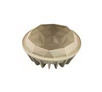 silikomart | Moule à gâteau en silicone Modern GEMMA, antiadhésif, Lot de 1 Moule à gâteau, Design 3D, Ø 180 h 90 mm, Volume 1590 ml, Made in Italy, Gris