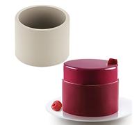 silikomart | Moule à gâteau en Silicone Tour moderne, antiadhésif, Lot de 1 Moule à gâteau, Design 3D, Ø 120 h 100 mm, Volume 1100 ml, Fabriqué en Italie