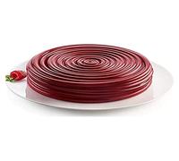 Silikomart - Moule à gâteau en silicone VINYL anti-adhérent 3D Ø195×50 mm Gris Fabriqué en Italie