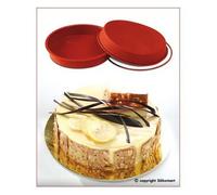 SILIKOMART Moule à Gâteau Rond Classic Terracotta Silicone 24cm 30.124.00.0060
