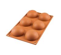 SF 002 HALF SPHERES - MOULE SILICONE D7/H3.5CM - Silikomart - Orange - Silicone G