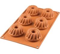 Moule Silicone 6 Mini Kougelhopf 7 Cm