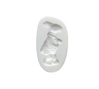 silikomart | Moule à pâte à sucre en silicone en forme de lapin, Moule à décoration de gâteau en forme de lapin, Made in Italy