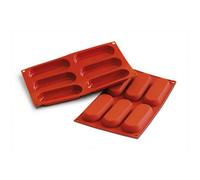 SILIKOMART Moule Boudoirs 6 Cavitã 13x5cm CLASSIC Terre Cuite Silicone 26.103