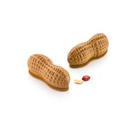 Silikomart Moule en silicone arachide 100 accessoires professionnels pour cuisine et pâtisserie avec emporte-pièce ABS, 6 cavités de 100 ml