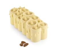 silikomart | Moule en Silicone BÛCHE LUMIÉRE, antiadhésif, Lot de 1 Moule, Design 3D, 219 x 89 mm, h 75 mm, Volume 1,08 l, Made in Italy