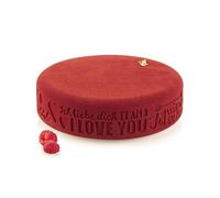 silikomart | Moule en Silicone ENDLESS LOVE, antiadhésif, Lot de 1 Moule, Design 3D, Ø 190 h 55 mm, Volume 1,5 l, Made in Italy