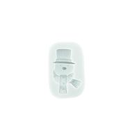 silikomart | Moule en Silicone Forme Bonhomme de Neige, 46 x 30 mm