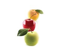 Moule silicone fruits pomme, cerise et pêche Silikomart professionnel
