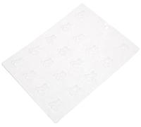 silikomart | Moule en Silicone pour Chocolat ou Gelées, Forme Ourson Coeur, Matériau Plastique/Polyéthylène Téréphtalate, Couleur Transparente, Dimensions 10 x 205 x 325 mm,