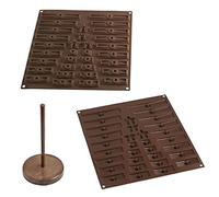 silikomart | Moule en Silicone pour chocolats 3D TREE CHOC, antiadhésif, 11 chocolats, paquet de 1 Moule pour sucreries, Easy Choc, Ø 130 mm, h 172 mm, Volume 96 ml, Made in Italy