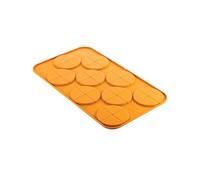 Silikomart Moule en silicone pour gâteaux - Cercle 4.0 9 cavités - Accessoires professionnels pour la cuisine et la pâtisserie - emporte-pièces pour gâteaux four