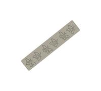 Silikomart Moule en silicone pour gâteaux, moule en silicone GRACE Tapis en silicone pour décorations n° 6 creux 59 x 57/69 x 45 h 1 mm - Accessoires professionnels pour Noël et pâtisserie