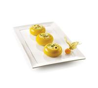 silikomart | Moule en silicone pour MINI DOT Monoportions, antiadhésif, 6 Monoportions, Lot de 1 Moule à gâteau, Design 3D, Ø 70 h 30 mm, Volume 540 ml, Made in Italy, Gris Clair