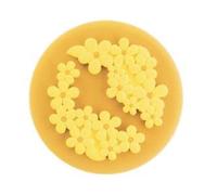 Silikomart | Moule en silicone pour monoportions FLOWER POWER, antiadhésif, 6 cavités, 1 moule à gâteaux, Ø 140 h 10 mm Volume 2 x 80 ml Tot. 160 ml