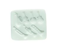 Silikomart | Moule en Silicone pour Pâte à Sucre INSTRUMENT MUSICAL | MUSICAL, Moule pour Décorations de Gâteau, Thème Prince, Dimensions 148 x 132 x 38 mm