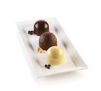 Silikomart Moule en silicone PUFF Ø62 mm H52 mm 8 dômes Crème