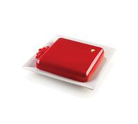 Silikomart – Moule en silicone Quadro – 21 x 21 x 3,5 cm – 1400 ml – Fabriqué en Italie