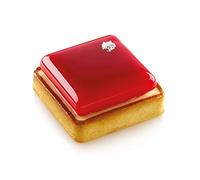 silikomart Moule Kit Mini Tarte carré, 80 x 80 mm
