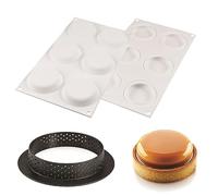 Kit 6 Moules tarte ring - diamètre 8 cm