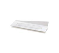 Silikomart Professional Lot de 100 plateaux rectangulaires 140 x 40 mm Blanc