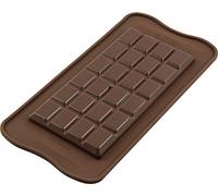 silikomart | SCG36 Moule en Silicone pour Chocolats CLASSIC CHOCO BAR, antiadhésif, 24 Chocolats, Pack de 1 Moule pour Bonbons, Easy Choc, 115 x 77 mm, h 9 mm, Volume 92 ml, Made in Italy
