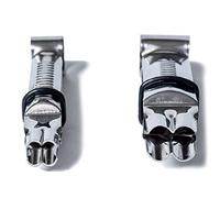 Silikomart | Set 2 Pinces Wonder Crimper pour Décorations de Gâteaux, Design Irrégulier Open Curve, Matériau Acier Inoxydable, Mesures 17 mm - 12 mm, Made in Italy