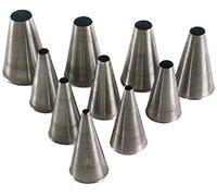 Silikomart | Set de 10 embouts en acier inoxydable pour la décoration