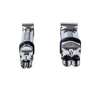 Silikomart | Set de 2 Pinces Wonder Crimper pour Décorations de Gâteaux, Design Irrégulier Open Curve, Matériau Acier Inoxydable, Mesures 17 mm - 12 mm, Made in Italy