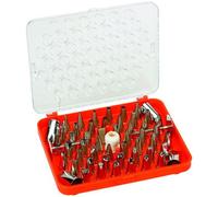 Silikomart | Set de 55 embouts en acier inoxydable pour décorations, 52 becs h 33 mm 1 adaptateur en plastique, 2 porte-fleurs ou épingles