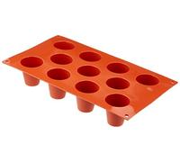 Silikomart Moule en silicone SF0020 pour babà monoportions antiadhésif 11 cavités Ø45 h48 mm