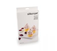 silikomart | SF0023 Moule en Silicone pour MUFFIN Monoportions, anti-adhérent, 6 cavités, Lot de 1 Moule à gâteau, Ø 69 h 35 mm, Made in Italy