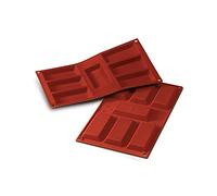 silikomart | SF054 Moule en Silicone pour monoportions, antiadhésif, 7 cavités, paquet de 1 Moule à gâteau, 95 x 45 mm, h 12 mm, Made in Italy