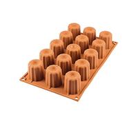 Silikomart Moule Midi Cannelé Silicone Rouge